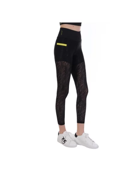 Spodnie Emporio Armani Ea7 z dżerseju z logo czarne