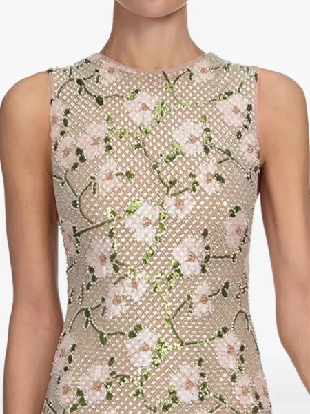 Rochie maxi Self-portrait cu model floral cu imagine