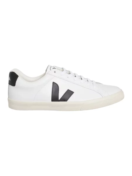 Buty męskie VEJA Esplar Logo Leather white/black białe
