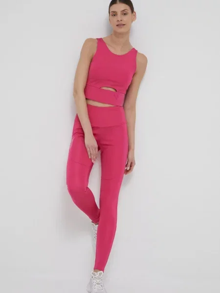 Панталон Ea7 Emporio Armani с принт розово