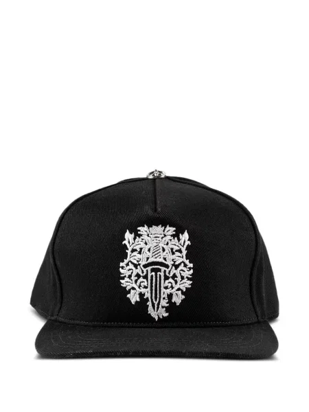 Szív mintás sapka Chrome Hearts fekete