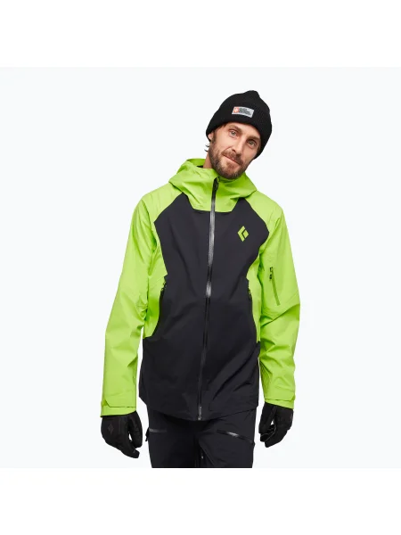 Olcsóbban. Férfi sí dzseki Black Diamond Recon Lt Stretch zöld/fekete Méret: S fekete
