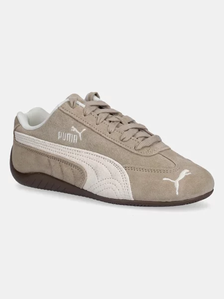 Puma sneakersy zamszowe Speedcat Elevated Wns brązowy beżowe