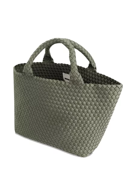 Geantă shopper Marrea țesută verde