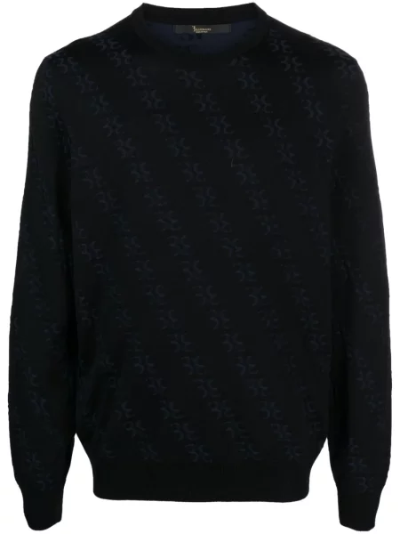 Pulover Billionaire tricotate negru