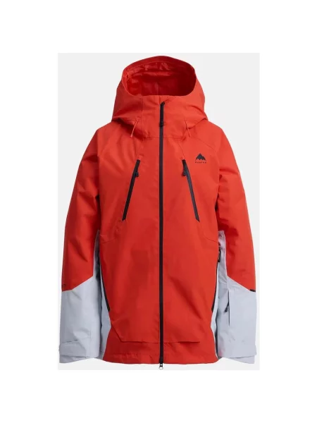 Kurtka z kapturem Burton Reserve GORE-TEX 2L czerwono-pomarańczowa XS czerwona