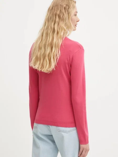 Легкий свитер United Colors Of Benetton розовый