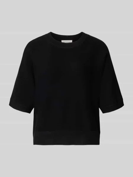 Sweter o kroju relaxed fit z mieszanka model Thamira' Msch Copenhagen czarny