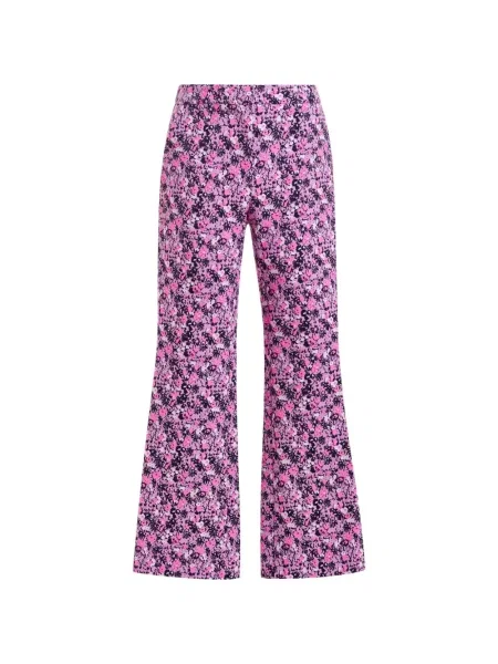 Pantaloni Essentiel Antwerp cu model floral roz