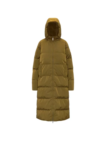 Geacă parka K-way cu glugă maro