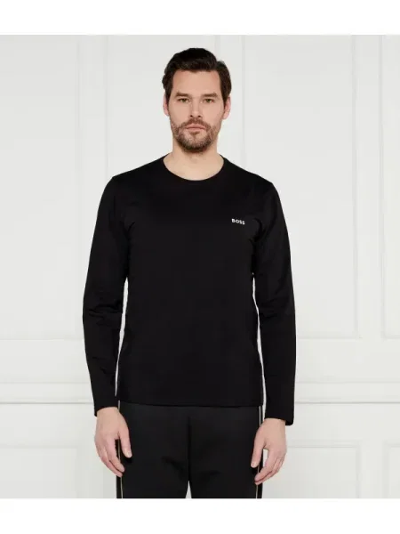 Tricou mânecă lungă Boss Black negru