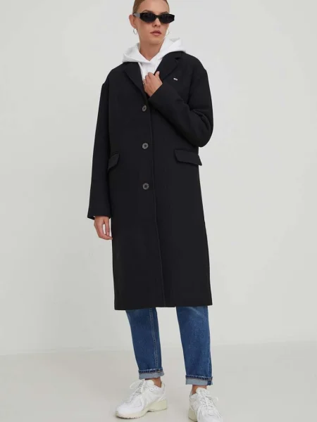 Tommy Jeans Palton de lână bej