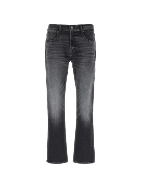Blugi drepți 7 For All Mankind negru