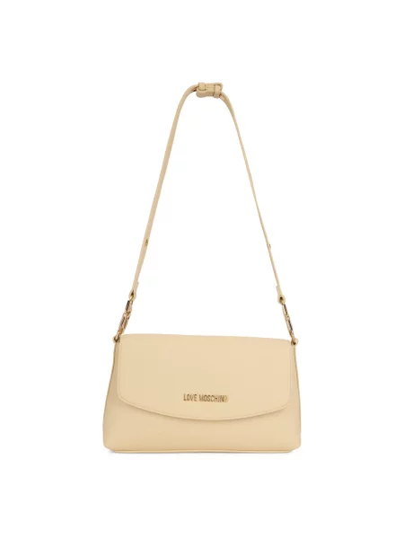 Torebka Love Moschino z logo beżowa