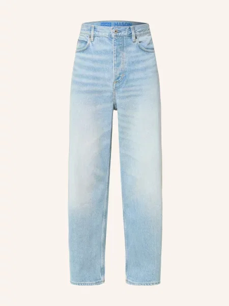 Hugo Džíny Mason Volný Střih Loose Baggy Fit light/pastel blue modré