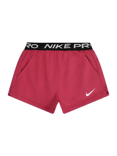 Nike Sportswear Hlače ESSENTIALS malina / crna bijela