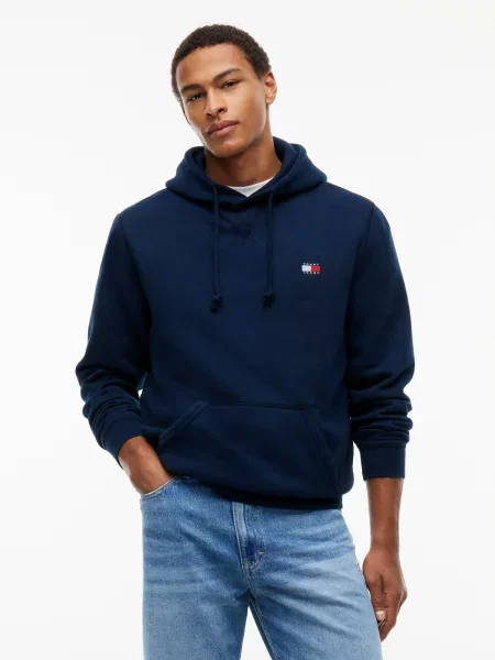 Tommy Jeans Mikina námornícka modrá