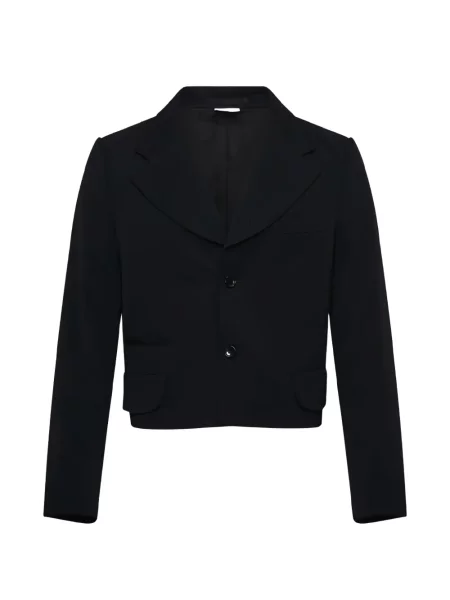 Decupat sacou Comme Des Garcons Homme Plus negru
