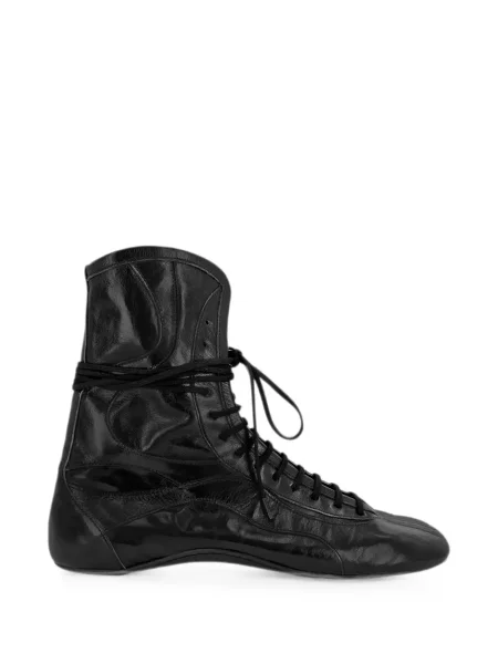 Sneakerși Dries Van Noten din piele negru