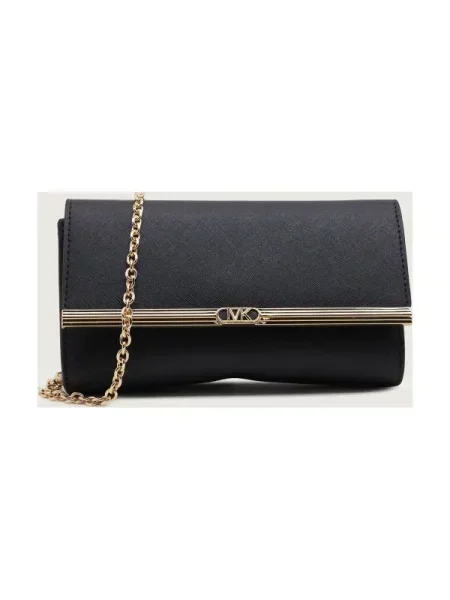 Rucsac Michael Kors din piele plic negru