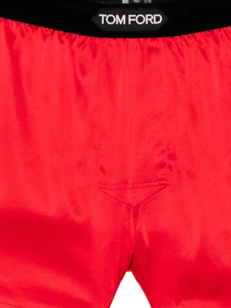 Pantaloni scurți Tom Ford cu autograf roșu