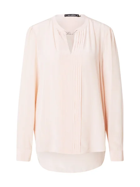 Karl Lagerfeld Bluza pastelno roza