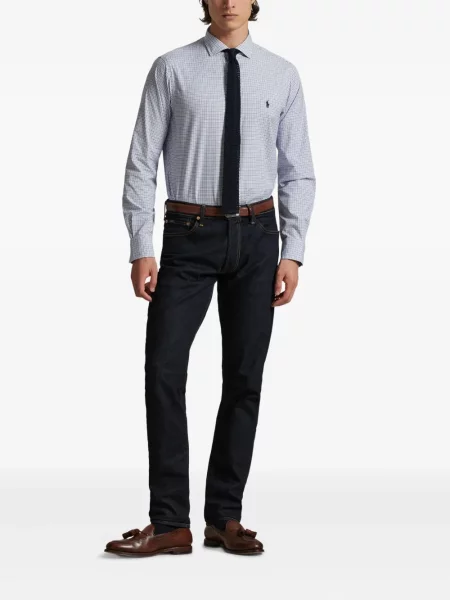 Șosete Polo Ralph Lauren cu 5 buzunare cu broderie tricotate albastru