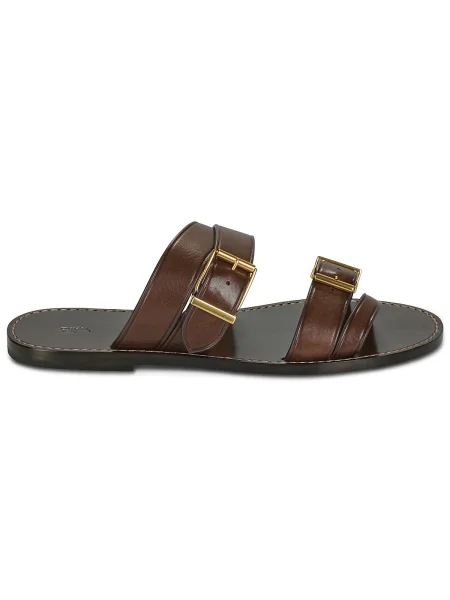 Pantofi Polo Ralph Lauren cu cataramă maro