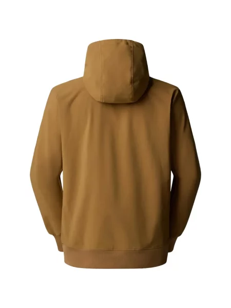 Hanorac cu glugă The North Face cu imagine maro