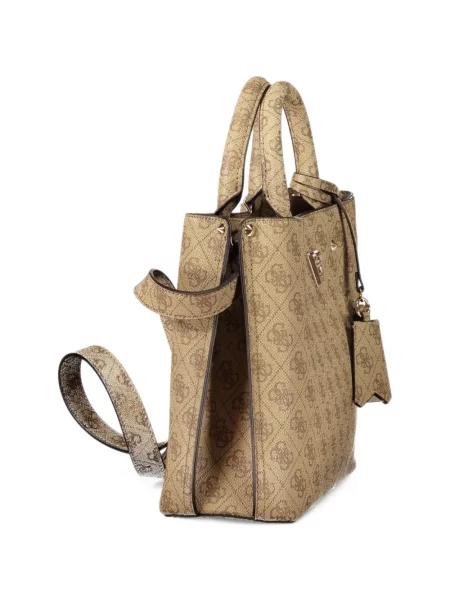 Geantă shopper Guess din piele cu imagine