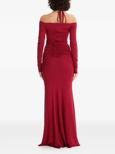 Rochie maxi Moos Studio de costum roșu