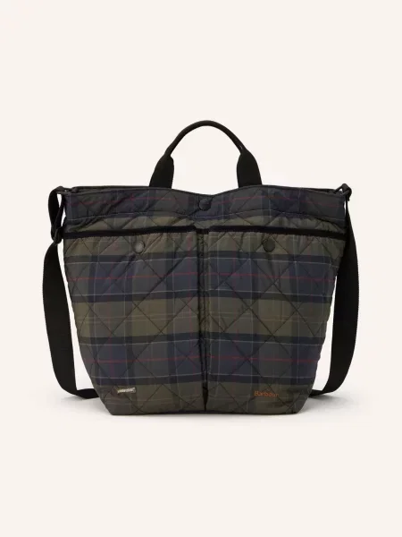 Barbour Taška Tartan tmavě zelená / tmavě / tmavě modrá červená