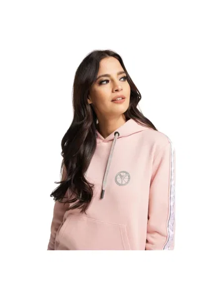 Bluza z kapturem Carlo Colucci różowa