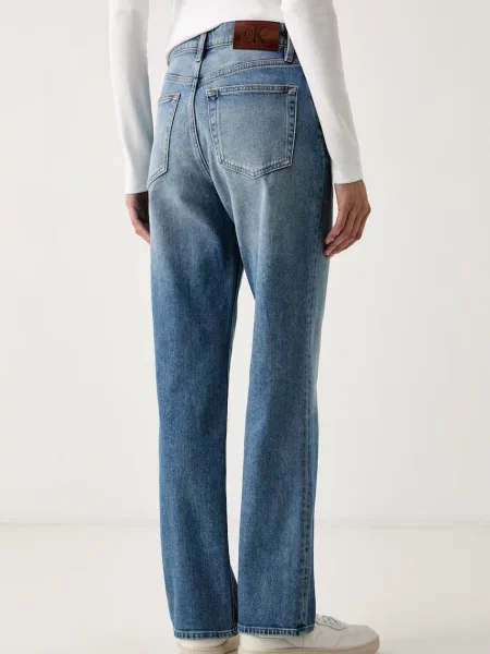 Calvin Klein Jeans jeansy straight niebieskie