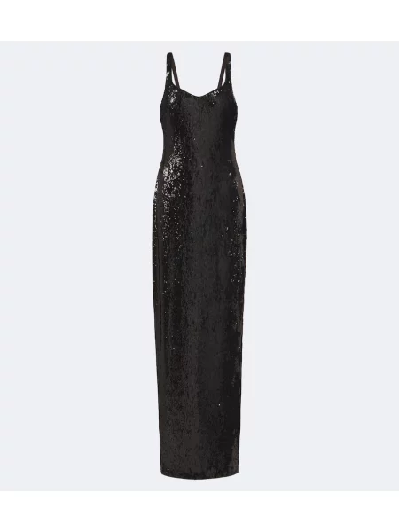 Šaty Balmain zelené