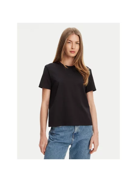 Calvin Klein Marškinėliai Regular Fit juoda