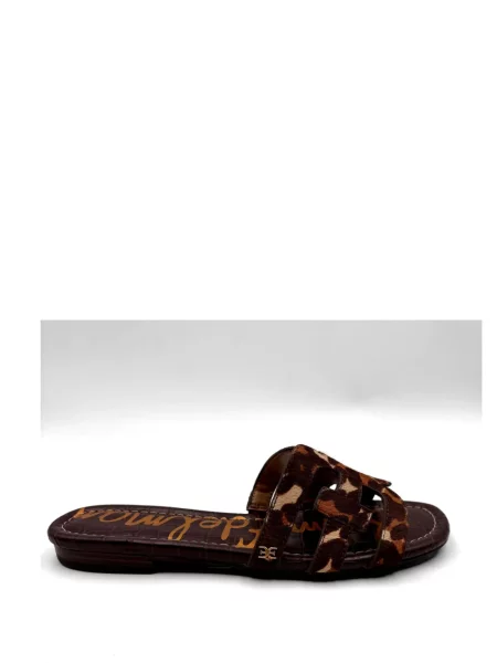 Sandale Sam Edelman cu imagine cu imprimeu animal print maro