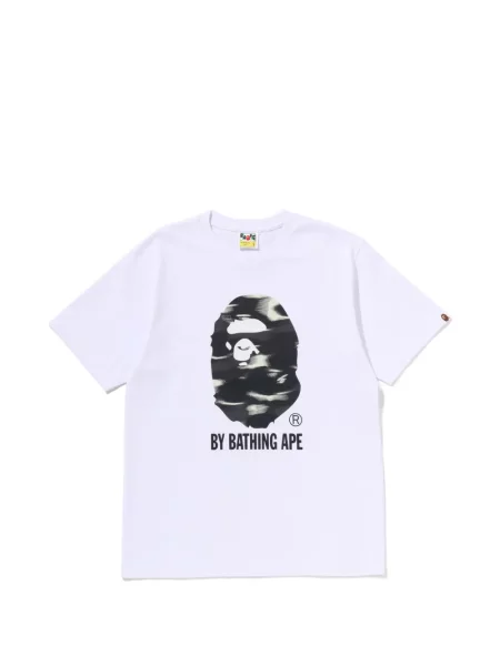 Grafic tricou A Bathing Ape® alb