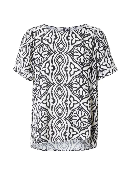 VERO MODA Bluză VMMENNY bej / crem negru