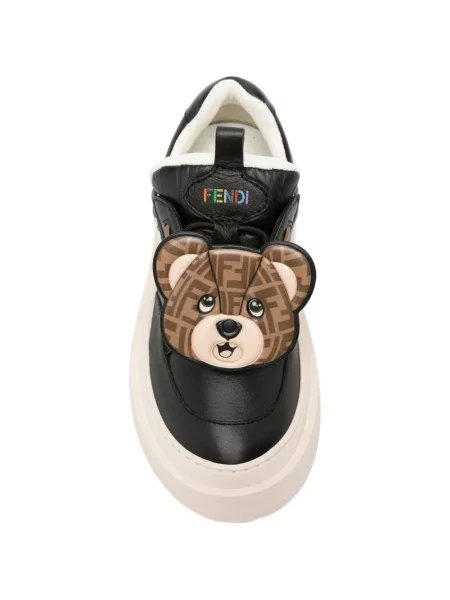 Sneakersy dziecięce Fendi czarne