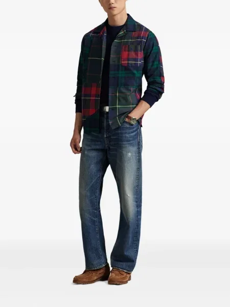 Ριγέ polo Polo Ralph Lauren με κουκούλα με αυτόγραφο λευκό