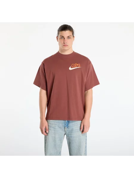 T-shirt Nike Solo Swoosh T-Shirt Red Sepia S czerwona