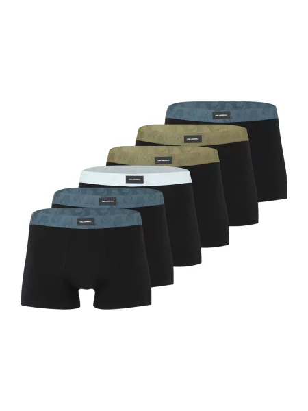 Karl Lagerfeld Boksarice oliva / petrol / črna bela