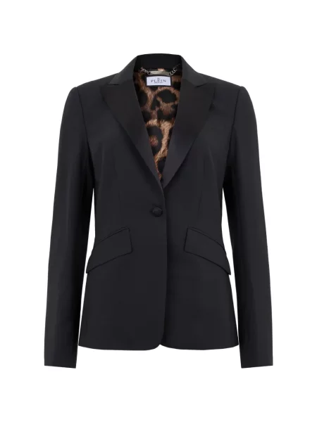 Sacou Philipp Plein cu rever negru