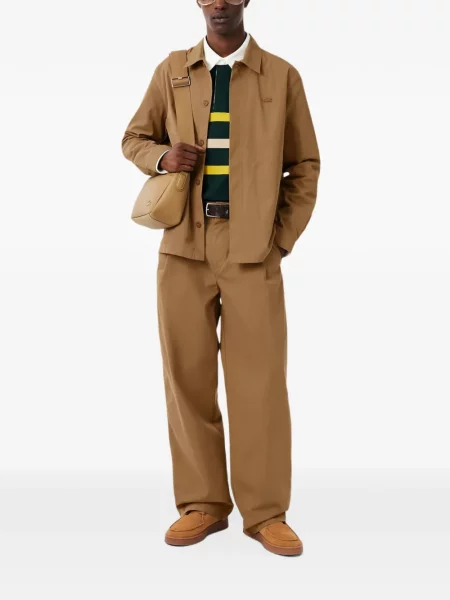 Cămașă Lacoste din țesătură twill