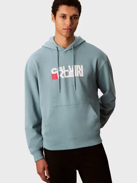 Толстовка Calvin Klein Jeans блакитна
