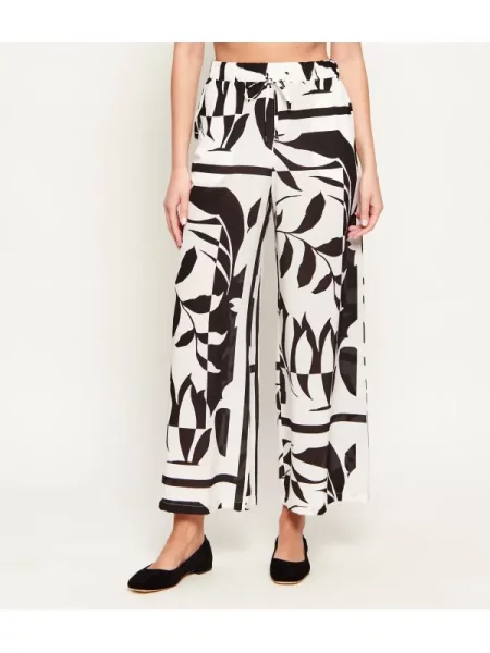 MM Selyem nadrág BCHVOTO | Relaxed fit fehér