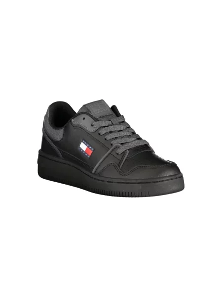 Buty Tommy Jeans Retro Basket Sneaker black czarne