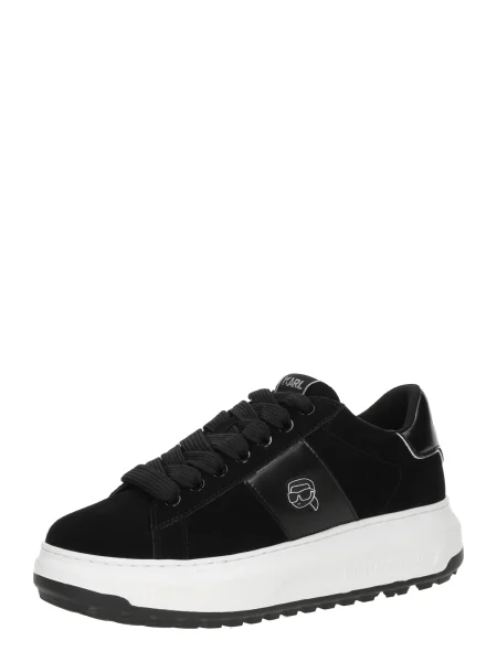 KARL LAGERFELD Sneakersy Kapri Lug čierna