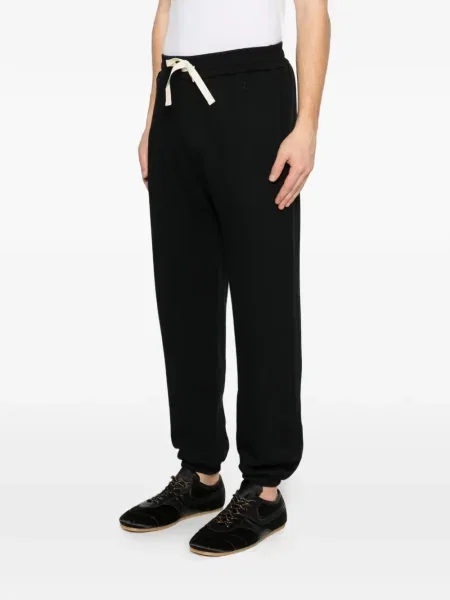 Șnur de strângere pantaloni Jil Sander cu autograf negru